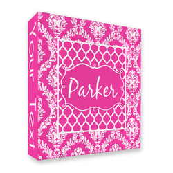 Moroccan & Damask 3 Ring Binder - Full Wrap - 2" (Personalized)