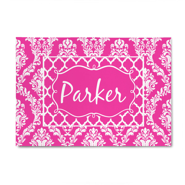 Custom Moroccan & Damask 4' x 6' Indoor Area Rug (Personalized)