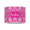 Moroccan & Damask 8" Drum Lampshade - FRONT (Poly Film)
