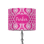 Moroccan & Damask 8" Drum Lamp Shade - Fabric (Personalized)