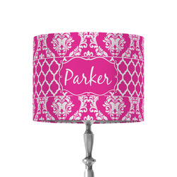 Moroccan & Damask 8" Drum Lamp Shade - Fabric (Personalized)