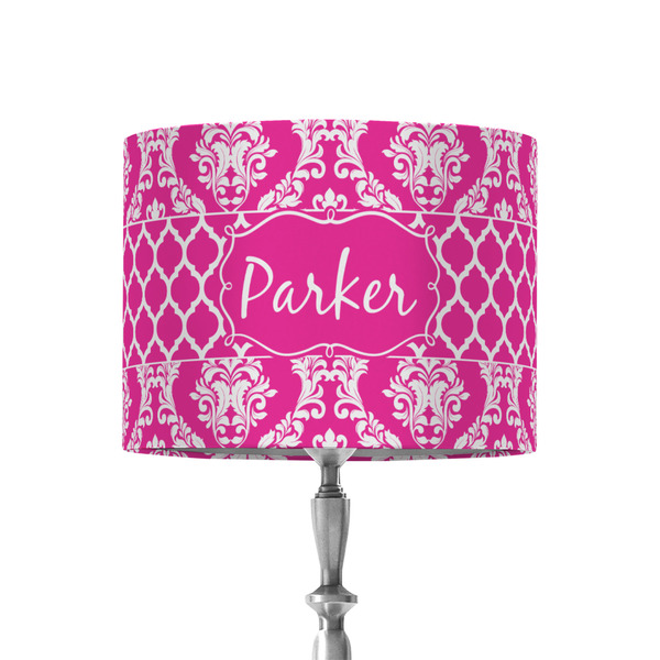 Custom Moroccan & Damask 8" Drum Lamp Shade - Fabric (Personalized)