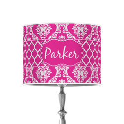 Moroccan & Damask 8" Drum Lamp Shade - Poly-film (Personalized)