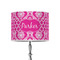 Moroccan & Damask 8" Drum Lamp Shade - Poly-film (Personalized)