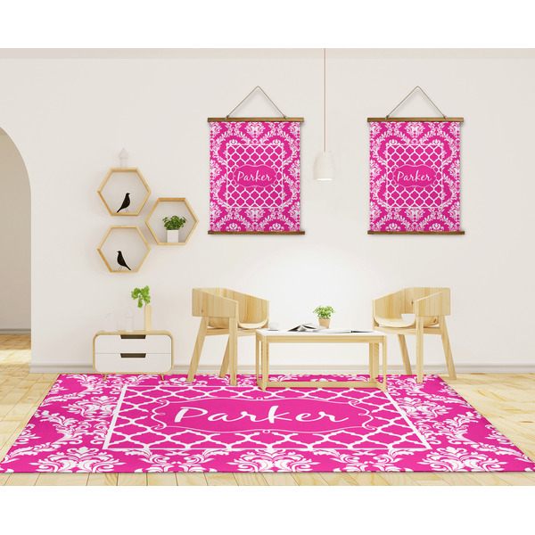 Moroccan & Damask 8'x10' Indoor Area Rugs - IN CONTEXT