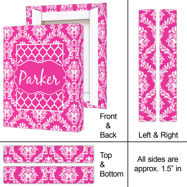 Moroccan & Damask 8x10 - Canvas Print - Approval