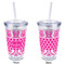 Moroccan & Damask Acrylic Tumbler - Full Print - Approval
