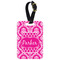 Moroccan & Damask Aluminum Luggage Tag (Personalized)