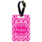 Moroccan & Damask Metal Luggage Tag w/ Name or Text