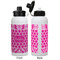Moroccan & Damask Aluminum Water Bottle - White APPROVAL