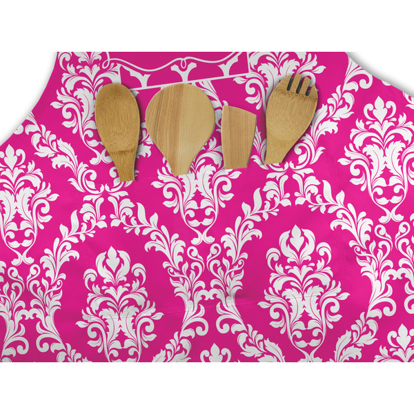 Moroccan & Damask Apron - Pocket Detail with Props