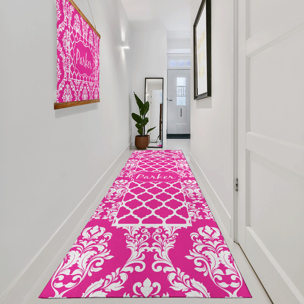 Moroccan & Damask Area Rug Sizes - In Context (vertical)