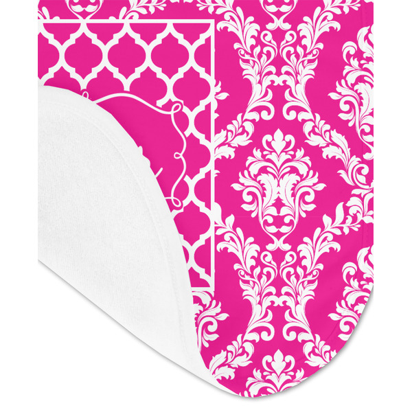 Moroccan & Damask Baby Bib - AFT detail