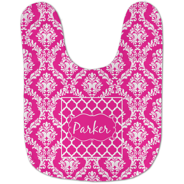 Moroccan & Damask Baby Bib - AFT flat