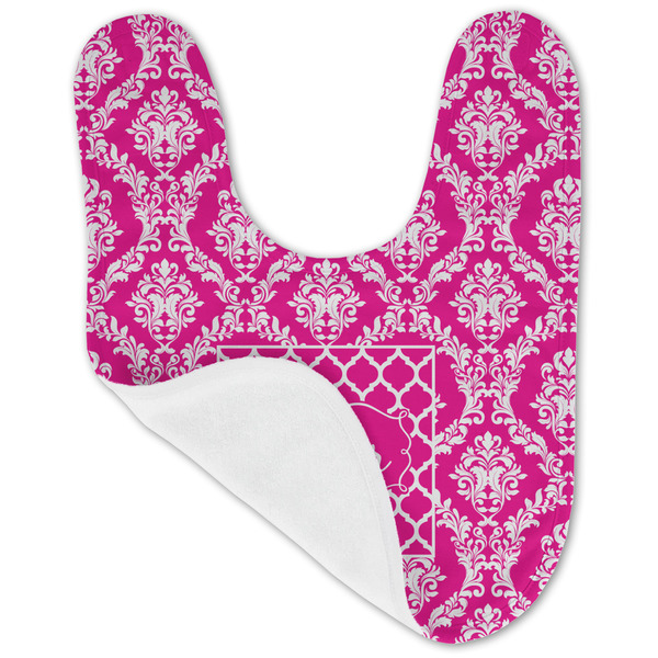 Moroccan & Damask Baby Bib - AFT folded