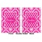 Moroccan & Damask Baby Blanket (Double Sided - Printed Front and Back)