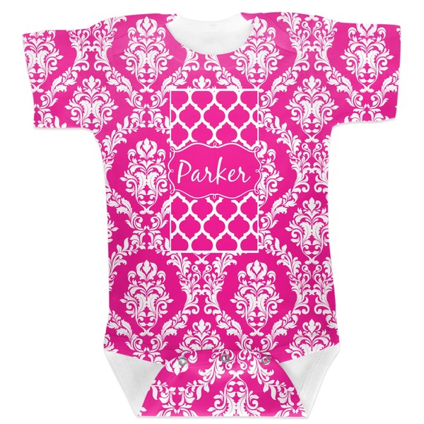 Custom Moroccan & Damask Baby Bodysuit (Personalized)