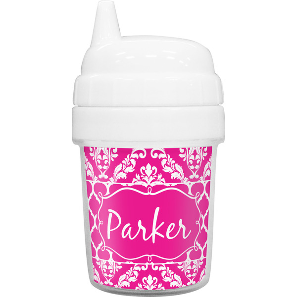 Custom Moroccan & Damask Baby Sippy Cup (Personalized)