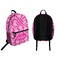 Moroccan & Damask Backpack front and back - Apvl