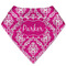Moroccan & Damask Bandana Bib (Personalized)