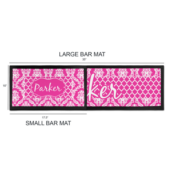Moroccan & Damask Bar Mats - Sizing Chart