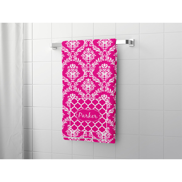 Moroccan & Damask Bath Towel - LIFESTYLE