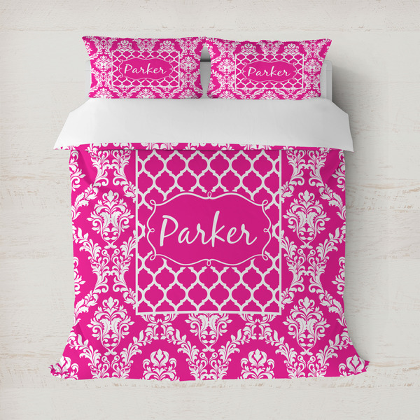 Custom Moroccan & Damask Duvet Cover Set - Full / Queen (Personalized)