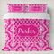 Moroccan & Damask Duvet Cover Set - King (Personalized)