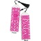 Moroccan & Damask Bookmark with tassel - Front and Back