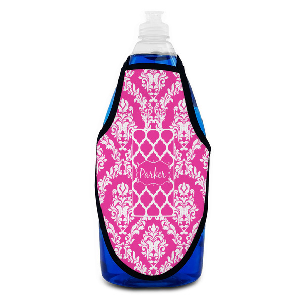 Moroccan & Damask Bottle Apron - Soap - FRONT
