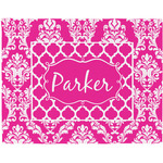 Moroccan & Damask Woven Fabric Placemat - Twill w/ Name or Text