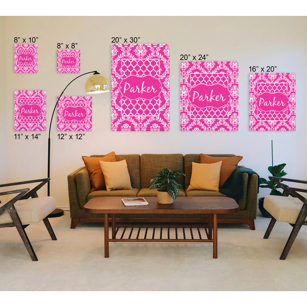 Moroccan & Damask Canvas Prints - Multiple Sizes