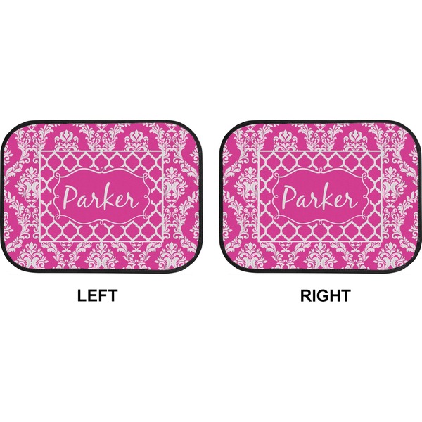 Moroccan & Damask Car Floor Mats (Back Seat) (Approval)