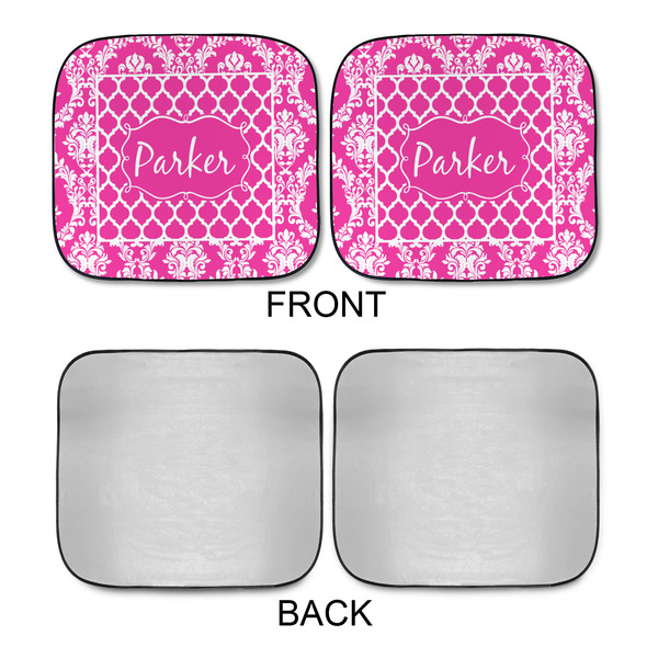 Moroccan & Damask Car Sun Shades - APPROVAL