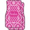 Moroccan & Damask Car Floor Mats (Front Seat) (Personalized)