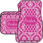 Moroccan & Damask Car Floor Mats Set - 2 Front & 2 Back (Personalized)