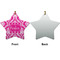Moroccan & Damask Ceramic Flat Ornament - Star Front & Back (APPROVAL)