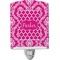Moroccan & Damask Ceramic Night Light (Personalized)