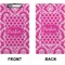 Moroccan & Damask Clipboard (Legal) (Front + Back)