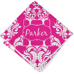 Moroccan & Damask Cloth Cocktail Napkin - Single w/ Name or Text