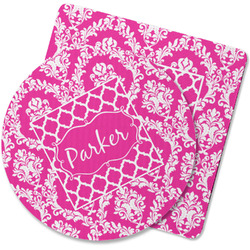 Moroccan & Damask Rubber Backed Coaster (Personalized)