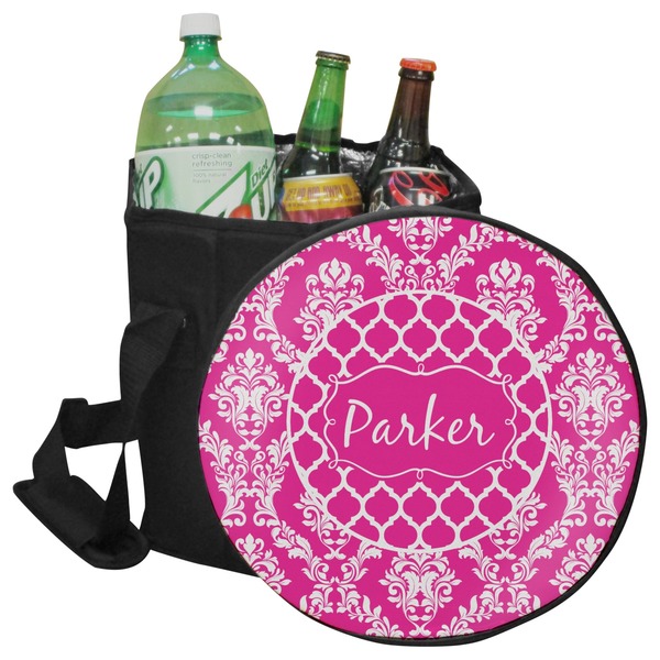 Custom Moroccan & Damask Collapsible Cooler & Seat (Personalized)