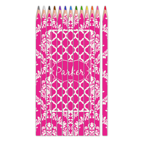 Custom Moroccan & Damask Colored Pencils (Personalized)