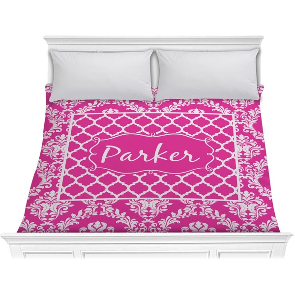 Custom Moroccan & Damask Comforter - King (Personalized)