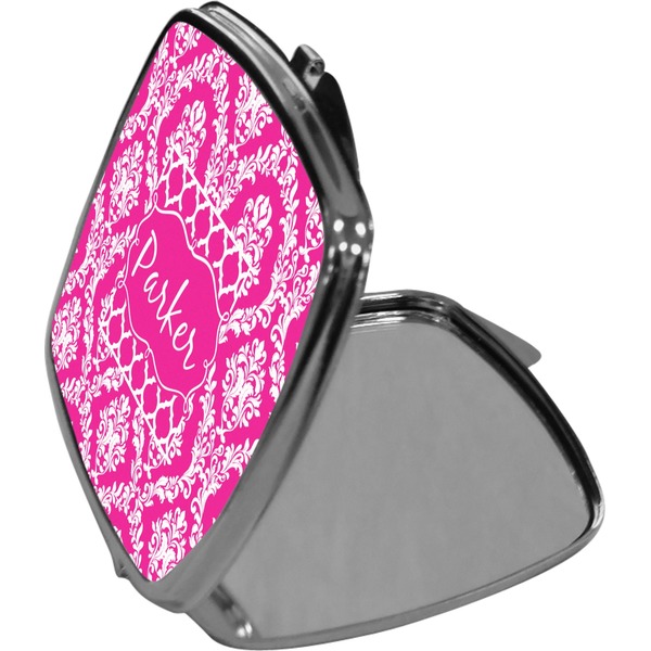 Moroccan & Damask Compact Mirror (Side View)