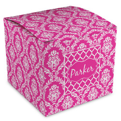 Moroccan & Damask Cube Favor Gift Boxes (Personalized)