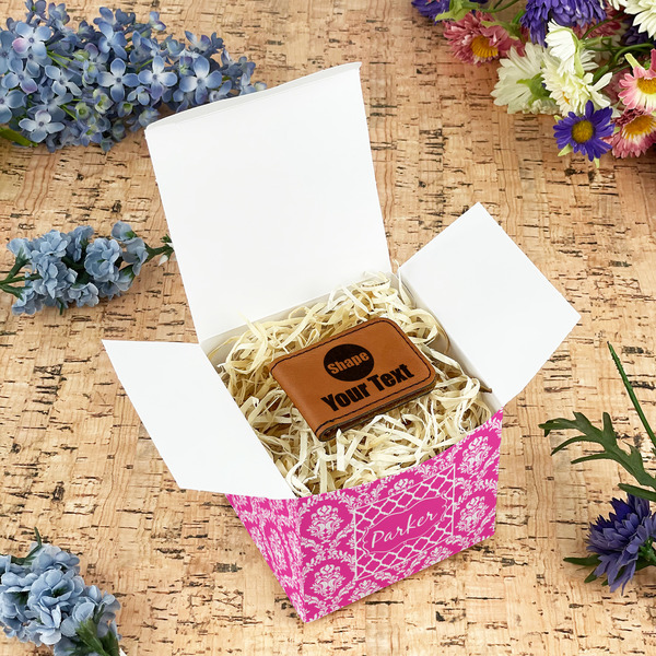Moroccan & Damask Cubic Gift Box - In Context