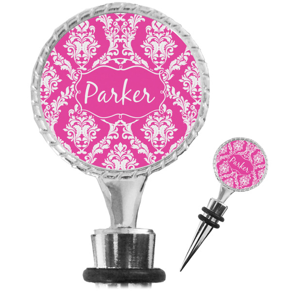 Custom Moroccan & Damask Wine Bottle Stopper (Personalized)