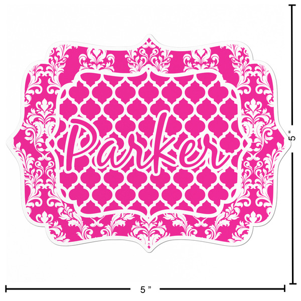 Moroccan & Damask Custom Shape Iron On Patches - L - APPROVAL