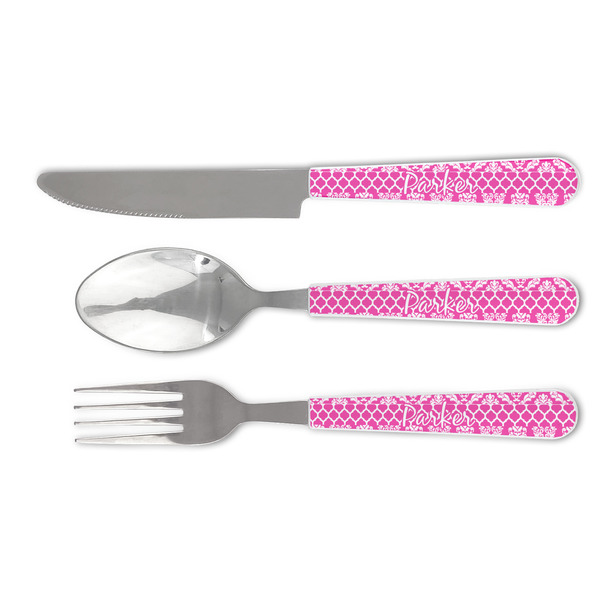Custom Moroccan & Damask Cutlery Set (Personalized)